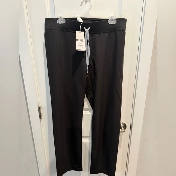 FIGS Black Drawstring Scrub Pants Size M - Picture 1 of 8